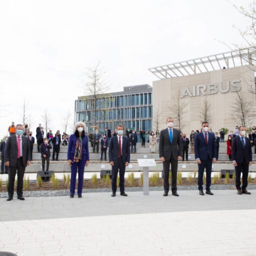 Inauguración del nuevo campus de Airbus